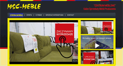 Desktop Screenshot of msc-meble.com.pl