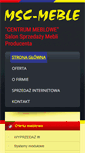 Mobile Screenshot of msc-meble.com.pl